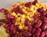 Foto del paso 3 de la receta: Ensalada de pasta y granos rojos