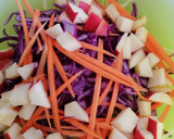 Foto del paso 4 de la receta: Ensalada de col y manzana con vinagreta de queso azul