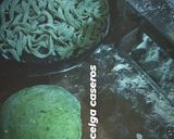 Foto del paso 3 de la receta: Fideos caseros de acelga con lomo de atún a la salsa parmesano