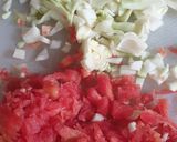 A picture of step 1 of Kfc style coleslaw.