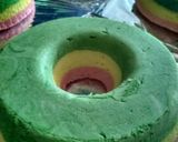 Foto langkah ke 6 dari resep Rainbow cake harum,lembut dan super irit😋.