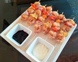 Foto del paso 4 de la receta: Brochetas de langostinos 👍🇵🇪