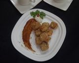 A picture of step 6 of Paneer papdi.