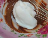 Hình bước làm 3 của món Flan gateau tráng gương