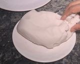 A picture of step 4 of Ground rice flour modak.