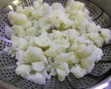 A picture of step 1 of Gobhi Koftas in Carrot Sauce.