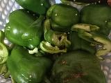 3 colours.... Aloo shimla or gajaar ki sabzi