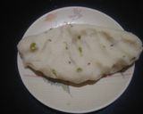 A picture of step 3 of Corn paneer suji kachori.