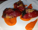 Foto del paso 9 de la receta: Pimiento relleno de acelgas y morcilla