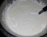A picture of step 1 of Tri color dhokla.
