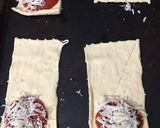 A picture of step 2 of Pizza Pockets.