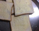 A picture of step 2 of Paneer Toast.