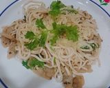 รูปขั้นตอนการทำที่ 3 ของ สปาเก็ตตี้หอยลายเนยกระเทียม - คีโต