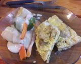 Foto del paso 6 de la receta: Lo llamó soufle de merluza con verduras y salsa Blanca