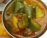 A picture of step 4 of Brinjal potato curry.
