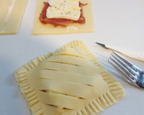 Foto del paso 3 de la receta: Hojaldres rellenos con jamón serrano y queso brie