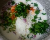 A picture of step 1 of Leftover rice mini uttapam.