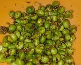 A picture of step 3 of Turkey berry curry.