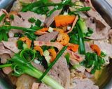 Hình bước làm 5 của món Canh bóng bì gan heo