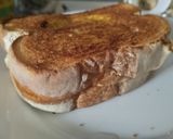 Foto del paso 10 de la receta: Sándwich🥯de queso🧀y jamón🥓en pan artesanal🥯🧀🍞