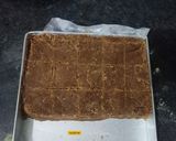 A picture of step 4 of Sattu Coconut Burfi.