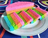 Foto langkah ke 11 dari resep Bolu Kukus Pelangi (Putih Telur)Lembutnya Super😋.