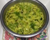 A picture of step 6 of Shepu kadhi.