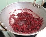 A picture of step 3 of Millet beet kheer millet beetroot payasa.