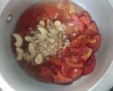 A picture of step 5 of Cream of tomato soup.