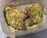 Une image de l'étape 5 de Côtes de porc panées au pesto et moutarde (recette plancha).
