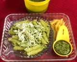 A picture of step 13 of Basil Pesto Pasta.