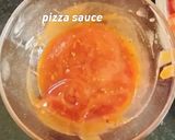 A picture of step 2 of Cheese Bread mini pizza 🍕 cheese pizza 🍕🥖.