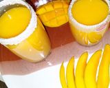 A picture of step 4 of Mango smoothie.