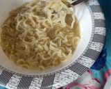 A picture of step 1 of Instant Noodles for my kids.