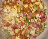 A picture of step 4 of Chicken picada.