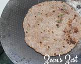 Ragi and Wheat Chapatis with Leafy Greens recipe step 2 photo