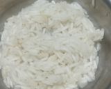 A picture of step 1 of Rice Kheer.