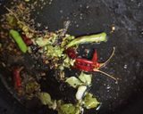 A picture of step 3 of Vegetables Santula.