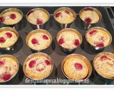 Foto del paso 5 de la receta: Muffins de frambuesas