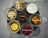 A picture of step 1 of Boondi ladoo parfait.