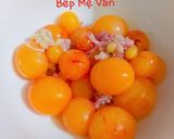 Hình bước làm 1 của món Trứng gà non và tim gà rim mặn ngọt