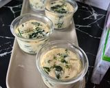 Une image de l'étape 4 de Verrines épinards et fromage au Cookeo infinity.