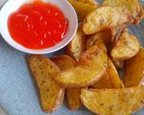 Foto langkah ke 3 dari resep Potato Wedges.