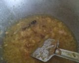 A picture of step 2 of Coconut chicken curry.