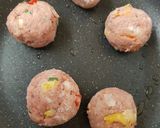 A picture of step 13 of My Sweet Chilli Peppered Meatballs & Lemon Garlic Dip.