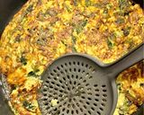 A picture of step 3 of Spinach, zucchini and rolled oats kuku.