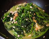 鹹蛋炒莧菜的食譜步驟3照片