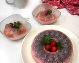 Foto langkah ke 5 dari resep Puding Saus Strawberry.