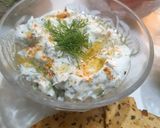 A picture of step 6 of Tzatziki Sauce.