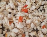 A picture of step 4 of Minced Chicken with Thai Basil.